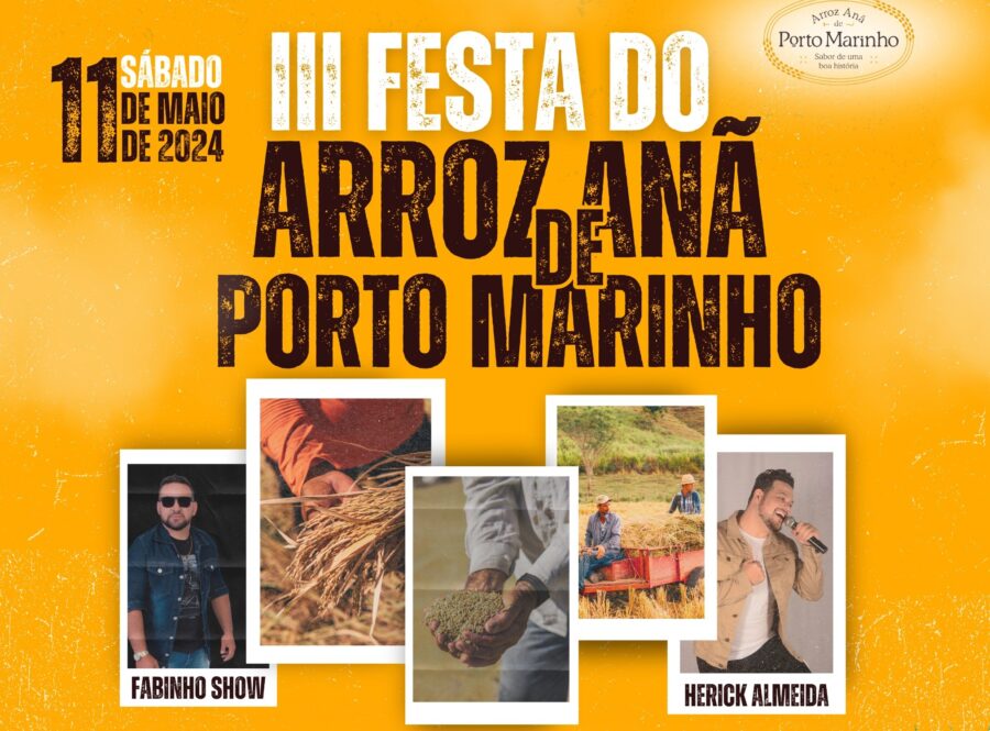 Comunidade de Porto Marinho, em Cantagalo, se prepara para realizar a III Festa do Arroz Anã