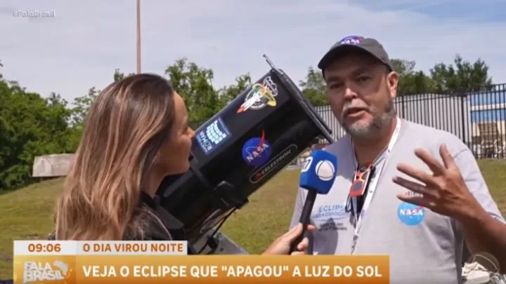 Carioca Eduardo Baldaci organiza evento de observação de eclipse solar