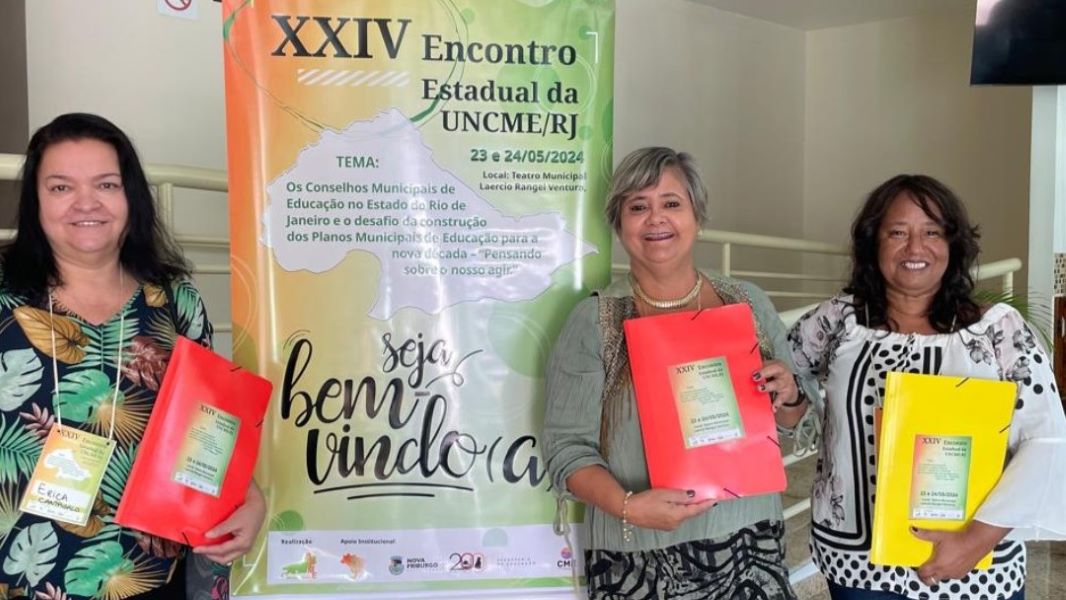 Educação de Cantagalo participa de Encontro Estadual dos Conselhos Municipais de Educação