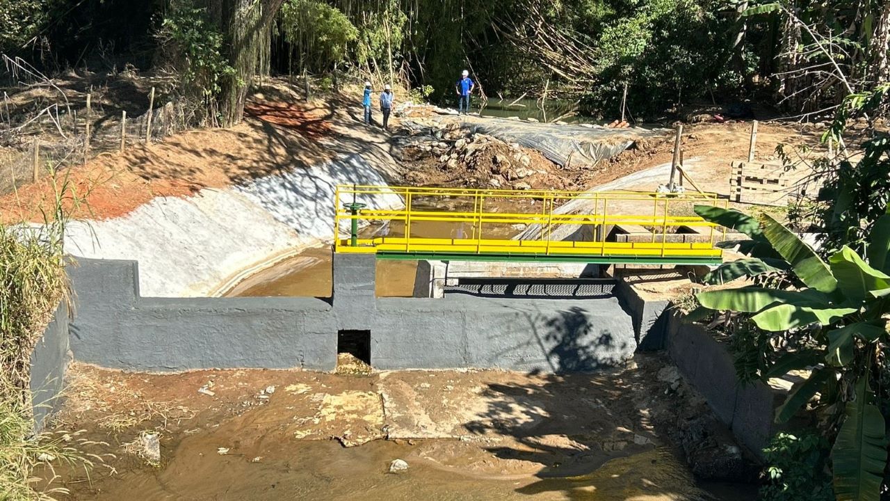 Rio+Saneamento investe em recuperação da barragem em Captação de Macuco