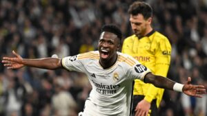 Vinicius Junior ganhou a sua segunda Champions League