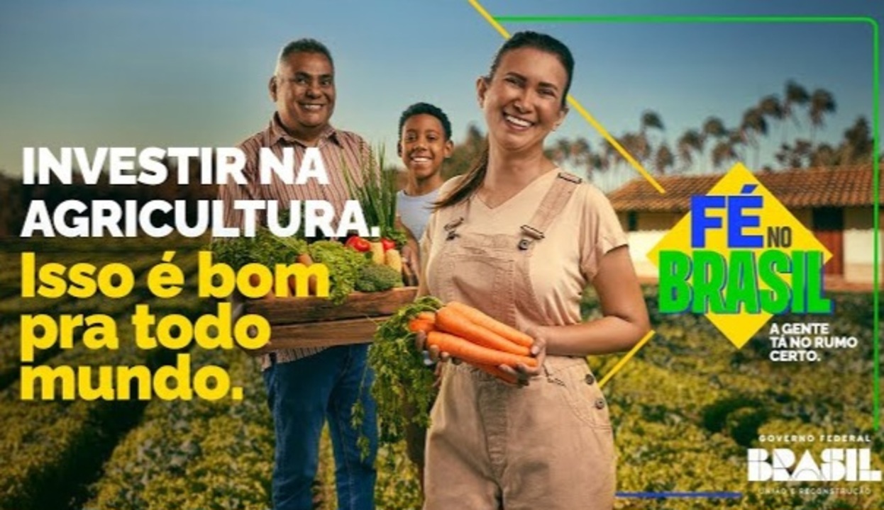 Governo Federal destaca resultados alcançados na agricultura com campanha “Fé no Brasil”