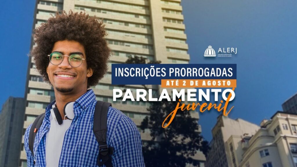 Alerj prorroga inscrições da 15ª edição do Parlamento Juvenil até o dia 2 de agosto