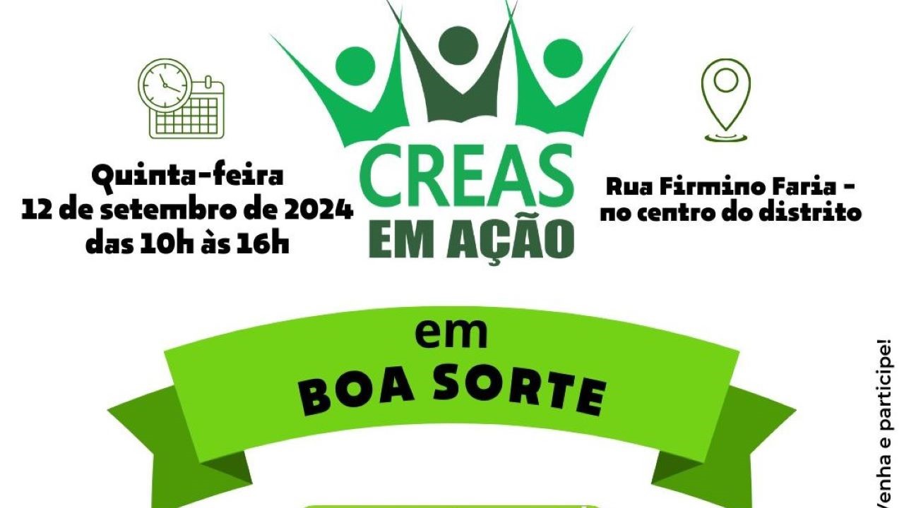 Boa Sorte terá atividades e evento da Secretaria de Assistência Social