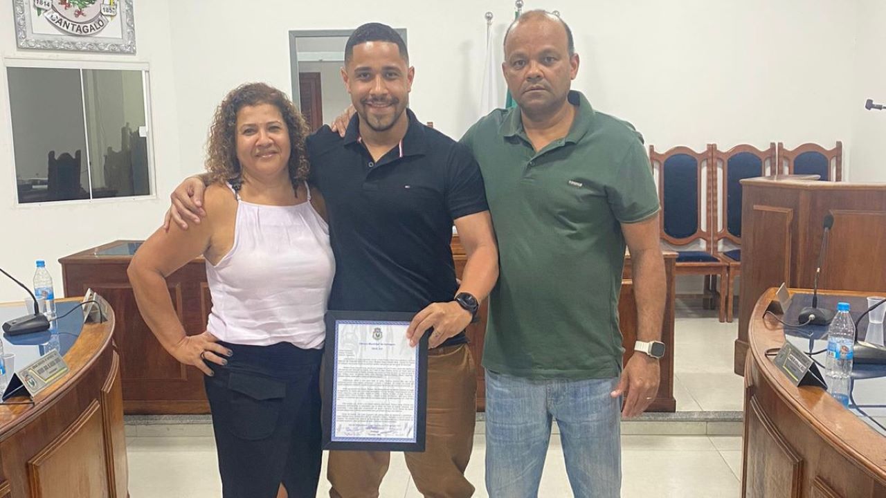 Assessor de esportes de Cantagalo recebe homenagem na Câmara