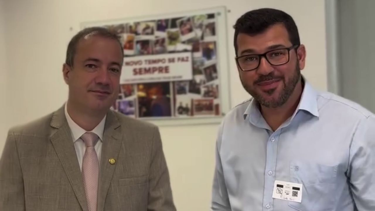 Prefeito eleito em Carmo, Samuel do Romão, tem encontro com o deputado Bruno Boaretto