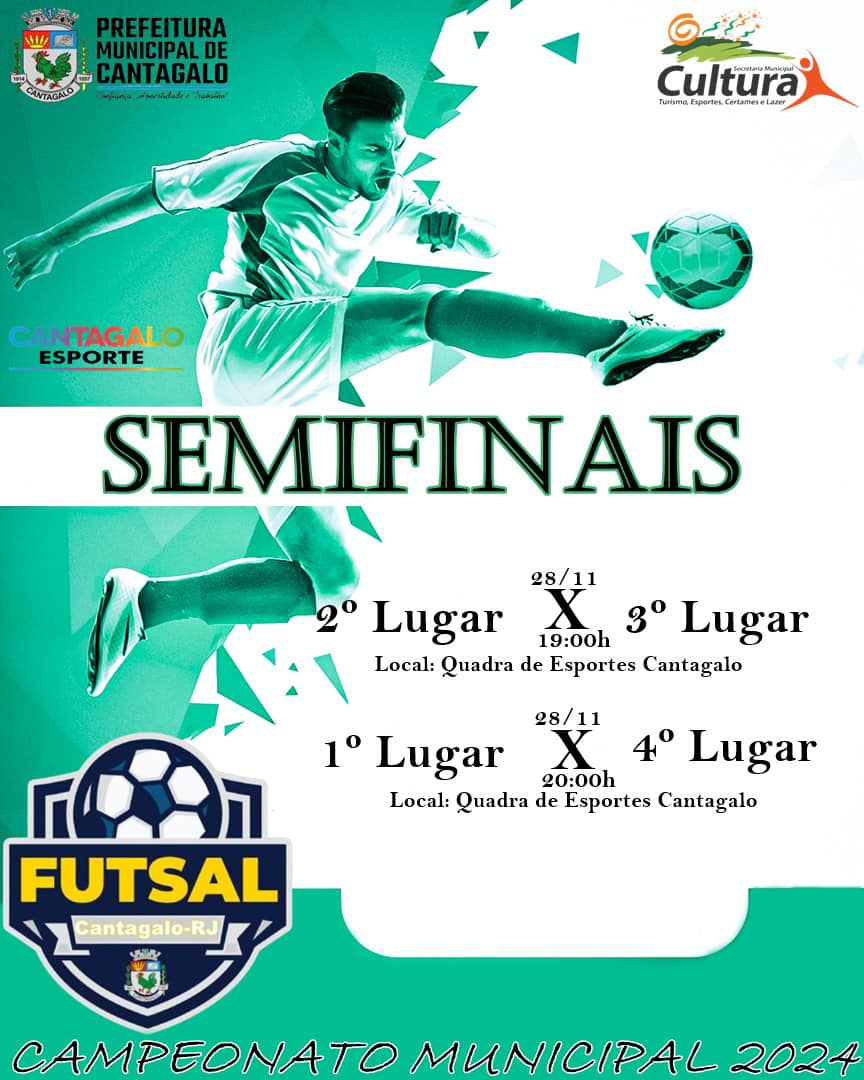 Cantagalo terá 2ª edição do Campeonato Municipal de Futsal Masculino