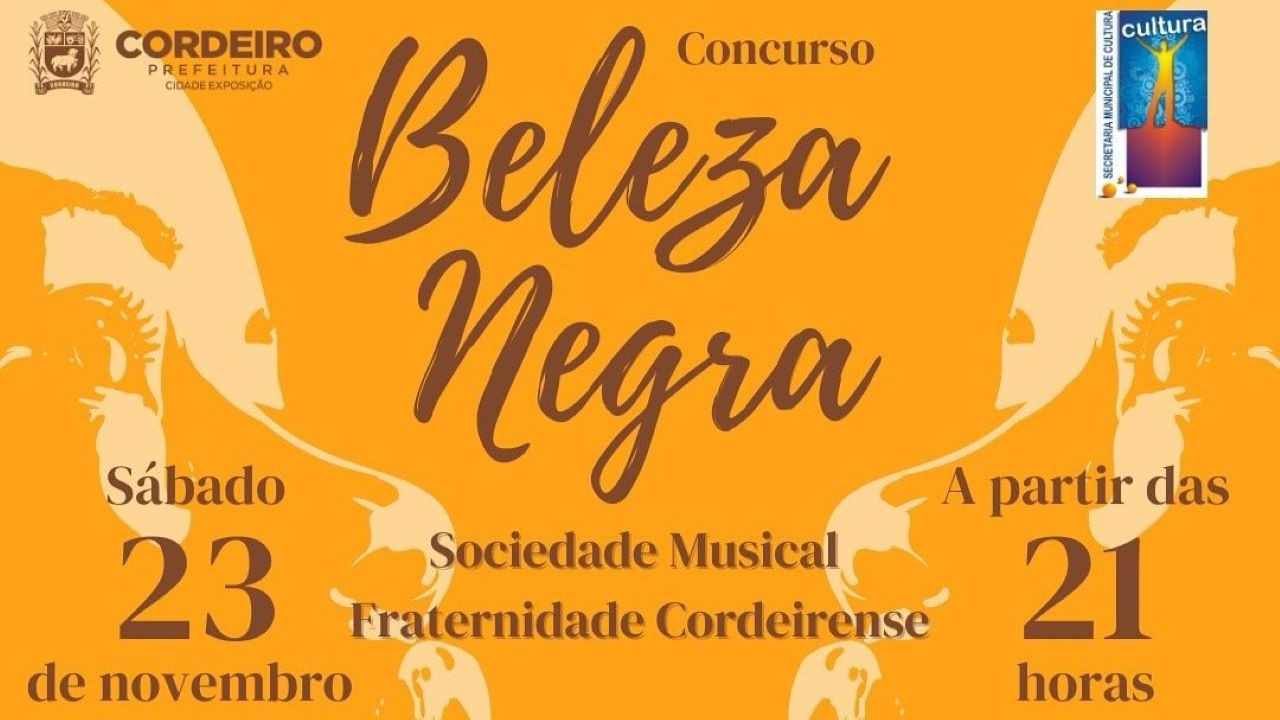 Concurso Beleza Negra de Cordeiro será no dia 23 de novembro