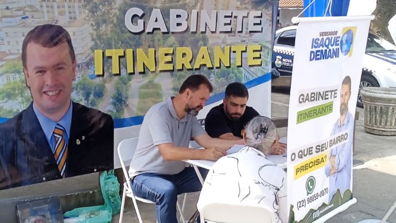 Vereador retorna com gabinete itinerante em Nova Friburgo