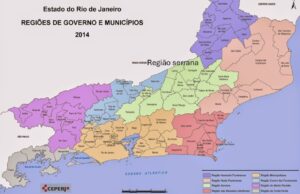 Mapa do Estado do Rio de Janeiro