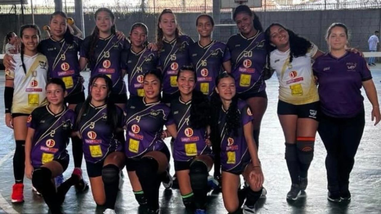 Atleta cantagalense é campeã de voleibol