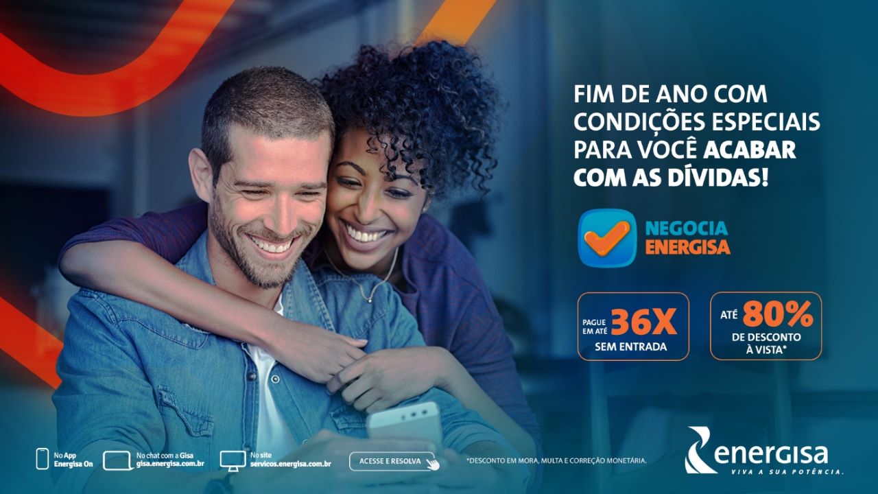 Descontos na campanha de negociação da Energisa podem chegar até 80% do valor da dívida