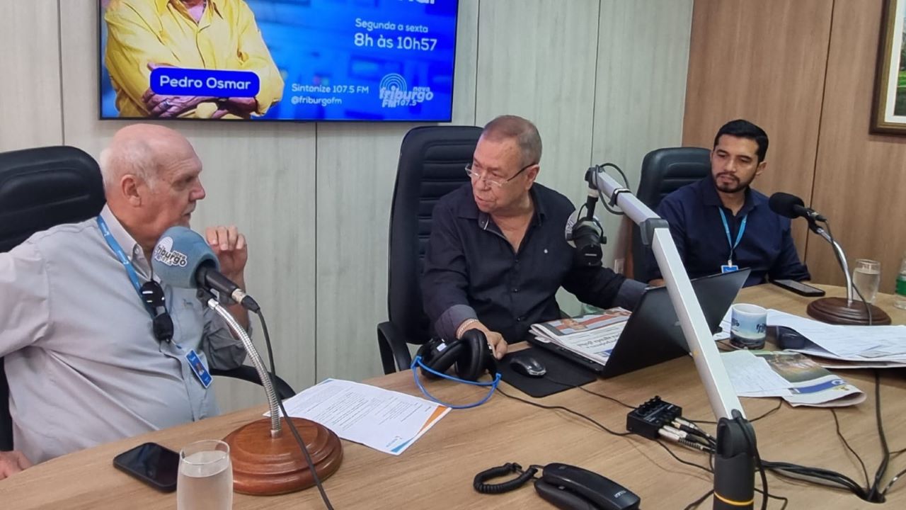 Diretor-presidente da Energisa concede entrevista à rádio Nova Friburgo F.M.