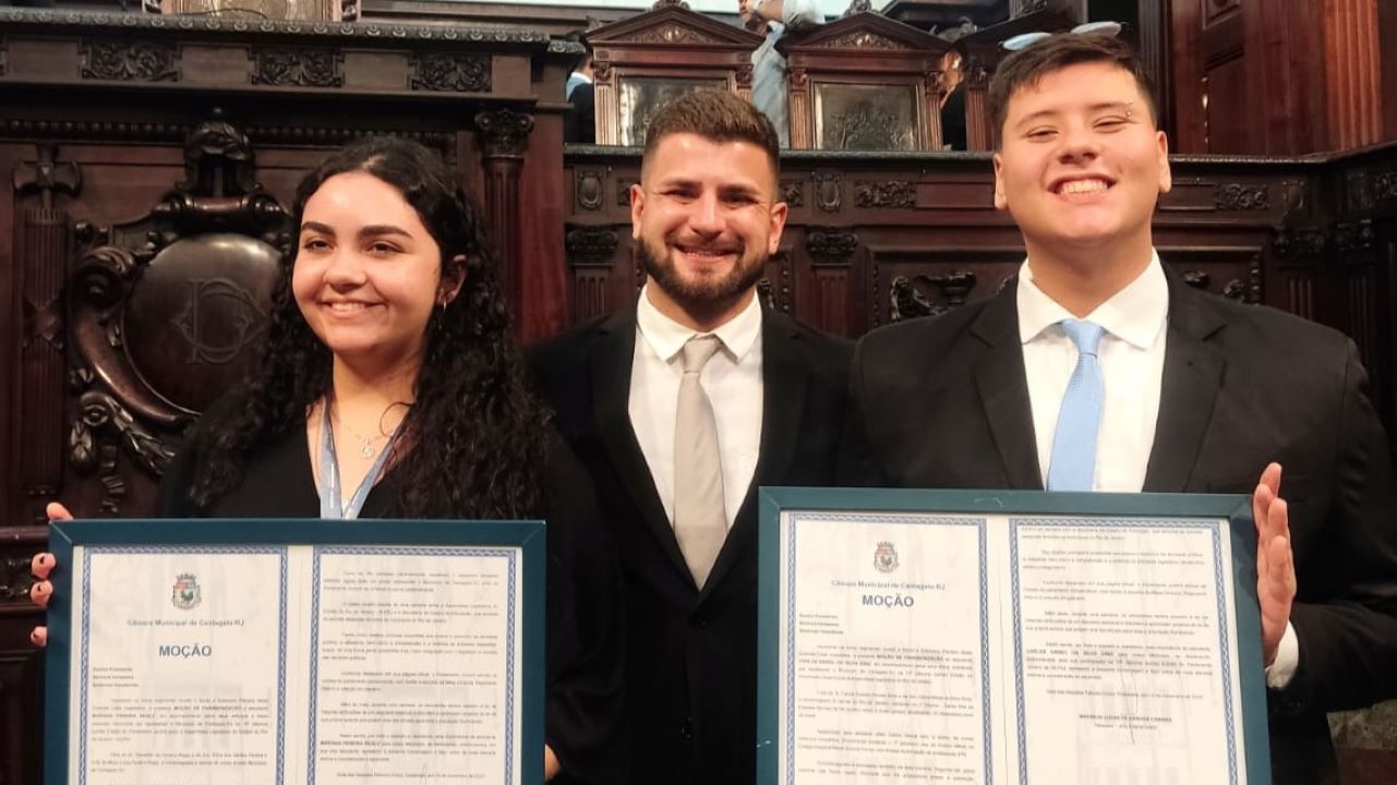 Jovens cantagalenses participam da 15ª edição do parlamento juvenil da Alerj