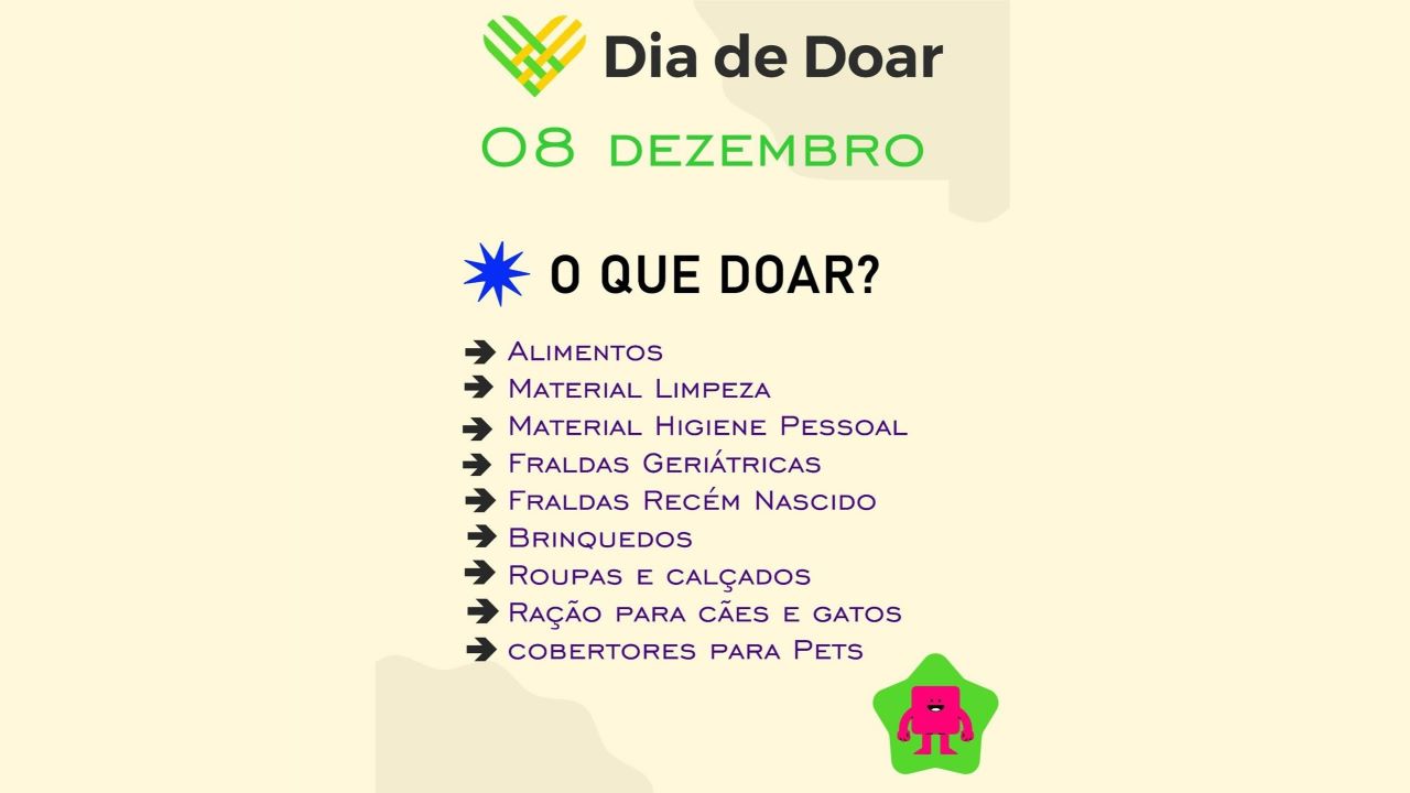 Cordeiro participará do Dia de Doar 2024