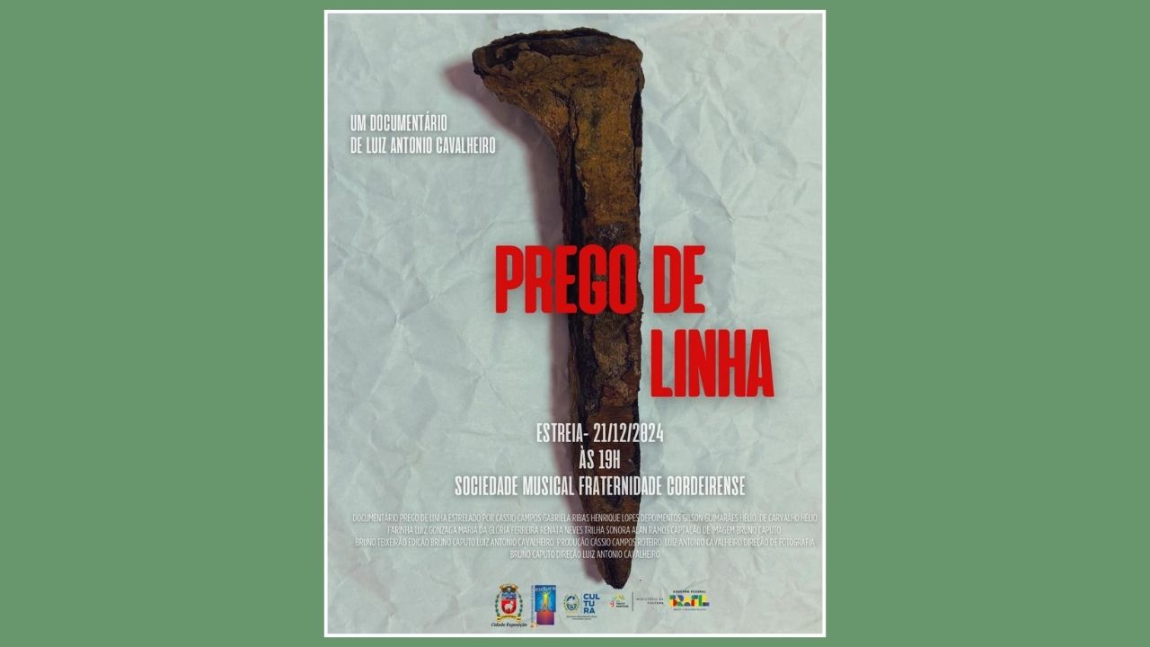 Documentário ficcional “Prego de Linha”, dirigido pelo cineasta Luiz Antonio Cavalheiro, estreia em Cordeiro no dia 21/12