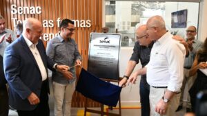 Solenidade de inauguração da nova unidade do Senac RJ Nova Friburgo (Foto: Divulgação Senac RJ)