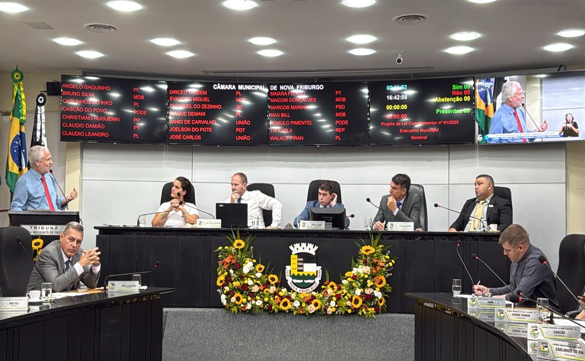 Câmara de Nova Friburgo aprova projetos do Executivo para gestão em 2025