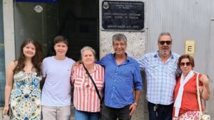 Prédio do Banco do Brasil, em Cantagalo, recebe nome de Líame Teixeira de Carvalho