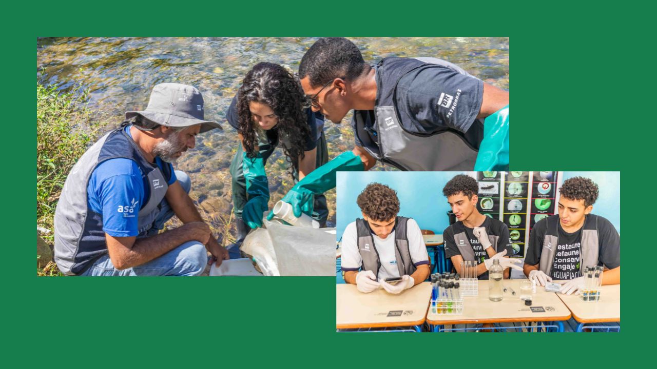 Alunos de escola estadual de Cachoeiras de Macacu participam de ação de educação ambiental