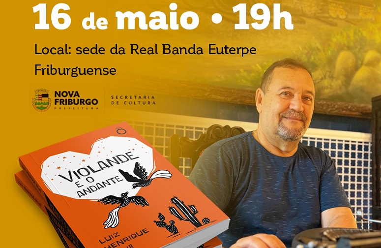 Escritor Luiz Henrique Silva estará realizando pré-lançamento de livro em Nova Friburgo