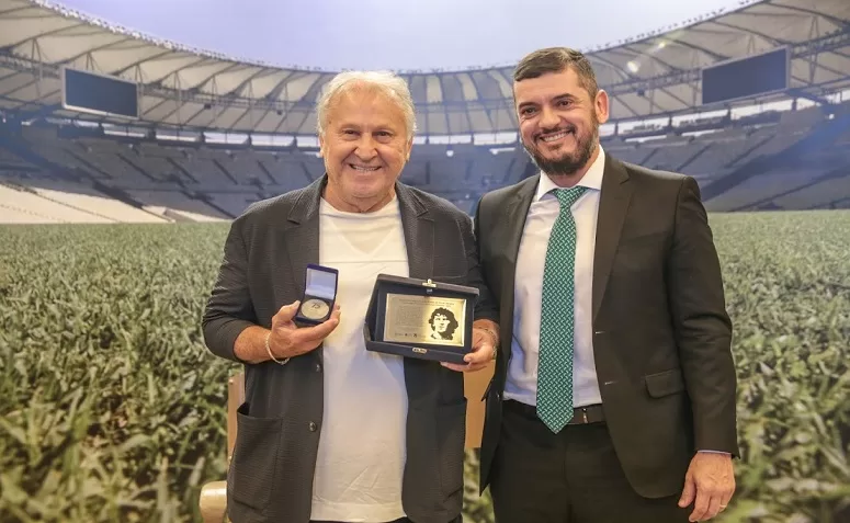 Zico sugere ao presidente da Alerj a criação de um Museu do Futebol do estado do Rio
