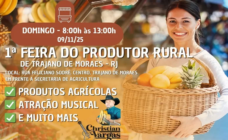 Trajano de Moraes realiza a Feira do Agricultor