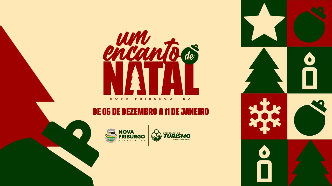 Nova Friburgo celebra a 5ª temporada do evento ‘Um encanto de Natal’