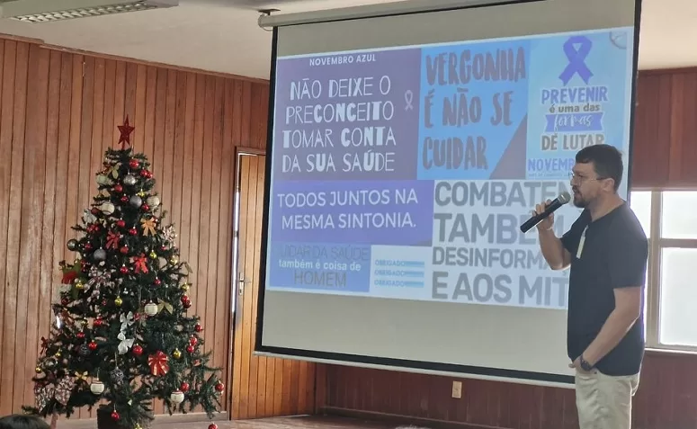 Médicos realizam palestra na empresa CSN Cimentos sobre a importância do Novembro Azul