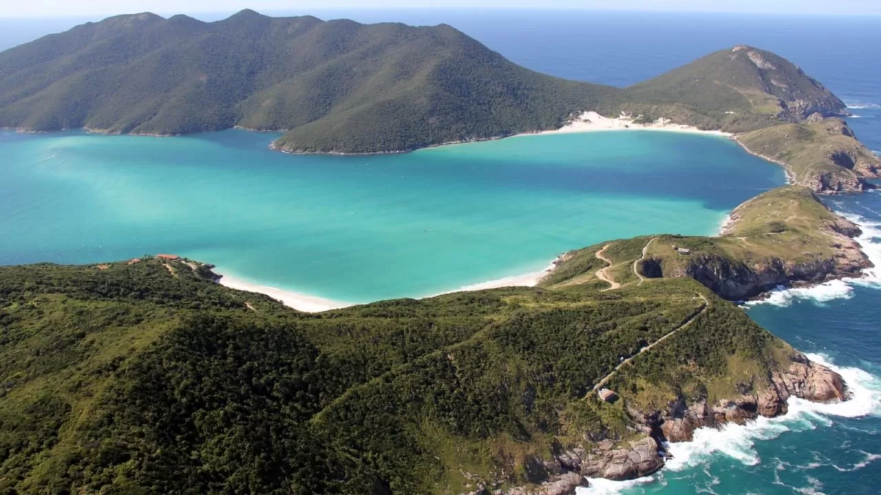 Vista aérea de Arraial do Cabo