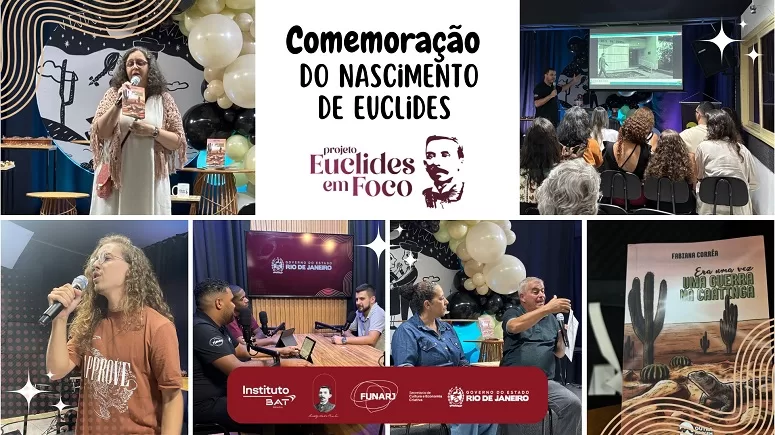 Homenagem a Euclides da Cunha reúne teatro, música e literatura em Cantagalo