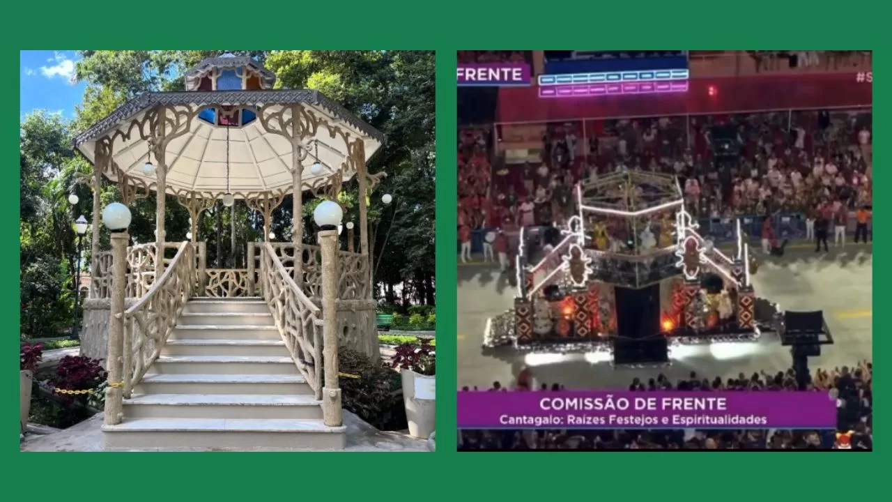 Coreto de Cantagalo é destaque no carnaval do Rio de Janeiro