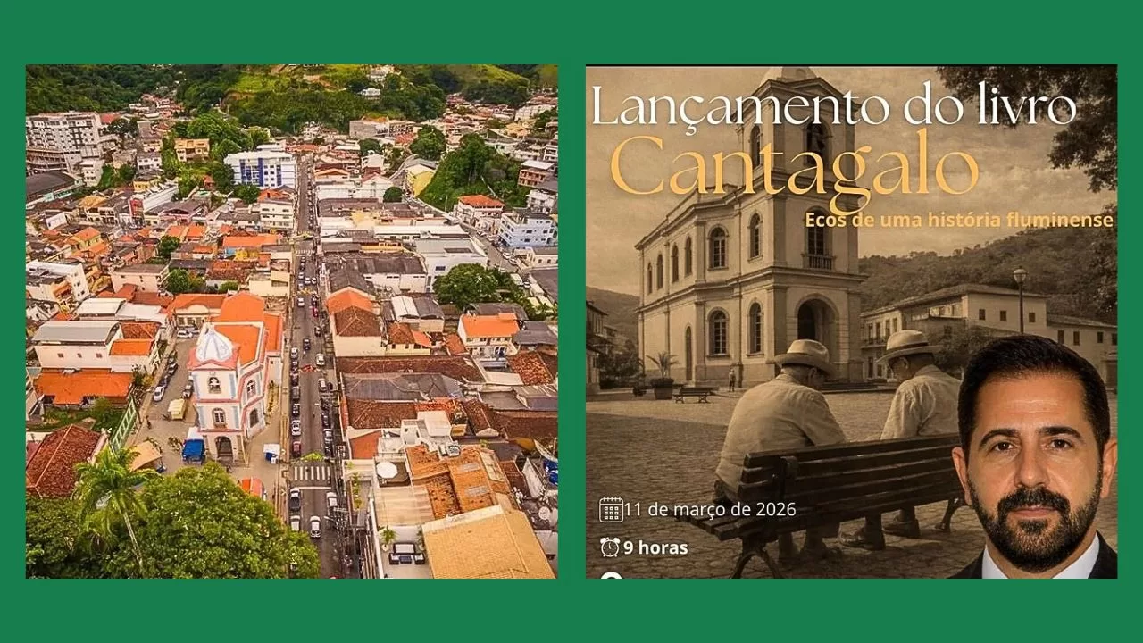 Livro sobre a história de Cantagalo será lançado em março no Centro Cultural