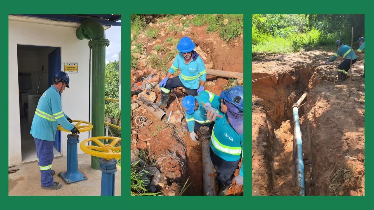 Águas do Rio mobiliza equipes para restabelecer abastecimento em Cantagalo e São Sebastião do Alto
