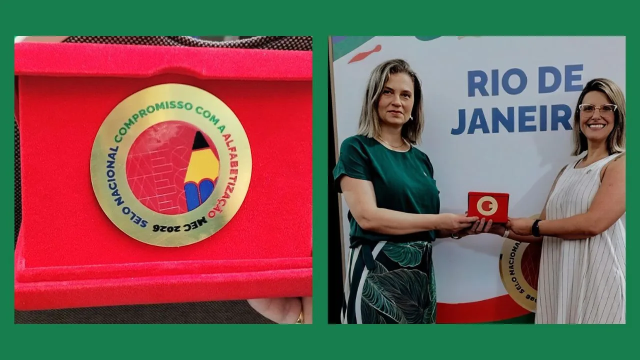 Representantes da Educação de Nova Friburgo participam de cerimônia nacional do Selo Nacional Compromisso com a Alfabetização