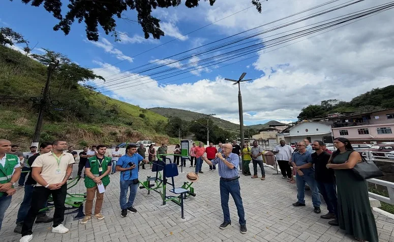 Prefeitura de Cantagalo inaugura a revitalização da praça do Triângulo