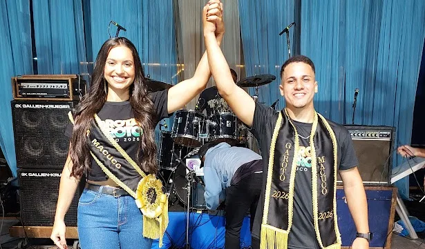 Thayná Gonçalves de Mello e Luiz Eduardo Miranda Montechiari vencem concurso Garota & Garoto Macuco 2026