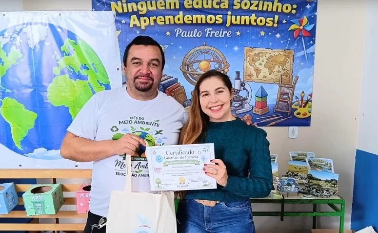 Secretaria Municipal de Meio Ambiente promove ação de Educação Ambiental em Sodrelândia