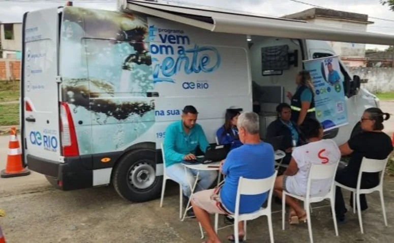 Águas do Rio levará atendimento comercial itinerante a 16 cidades do estado neste mês