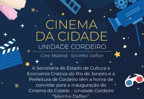 Governo do Estado inaugura cinema em Cordeiro após mais de 40 anos sem salas de exibição