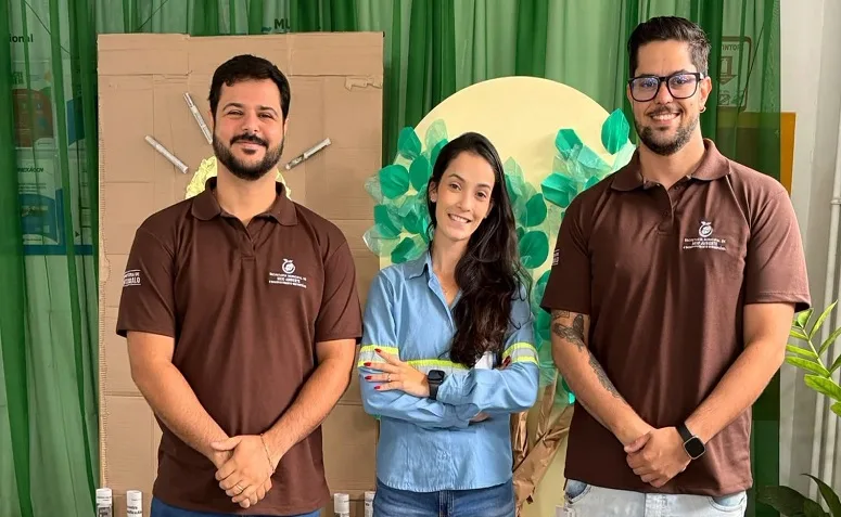 Secretaria de Meio Ambiente de Cantagalo participa de evento na Cimento Nacional