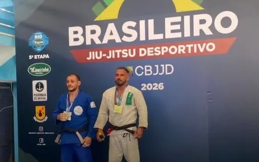 Atleta de Itaocara é campeão brasileiro de jiu-jitsu