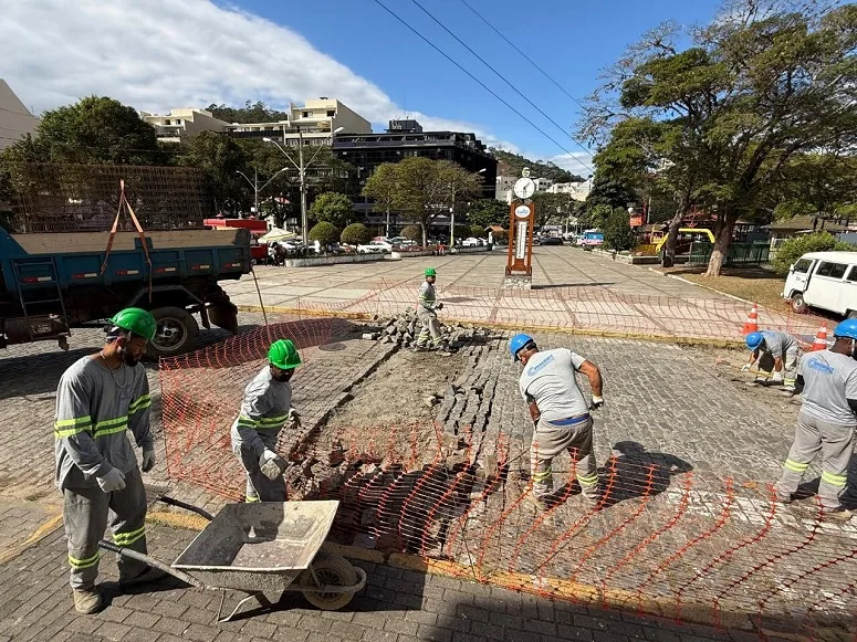 Prefeitura de nova Friburgo inicia implantação de 17 faixas elevadas de pedestres