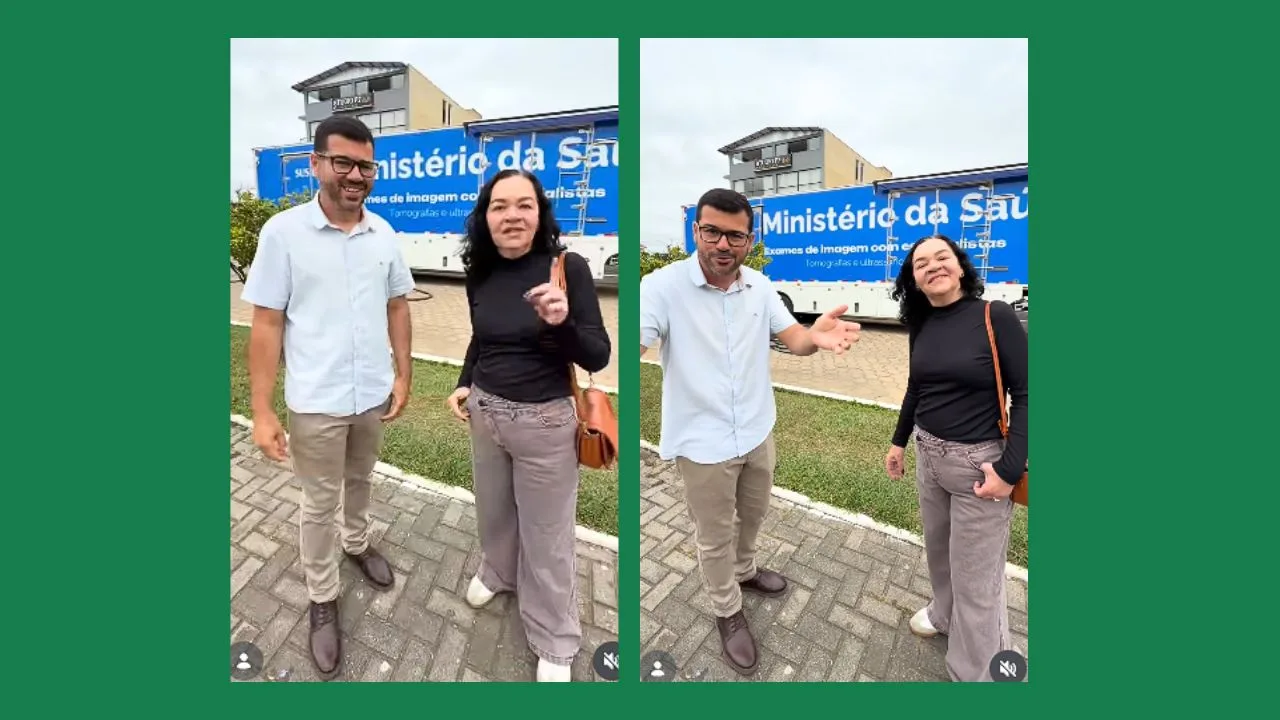 População de Carmo é atendida por carretas de saúde da mulher e de imagem do Ministério da Saúde