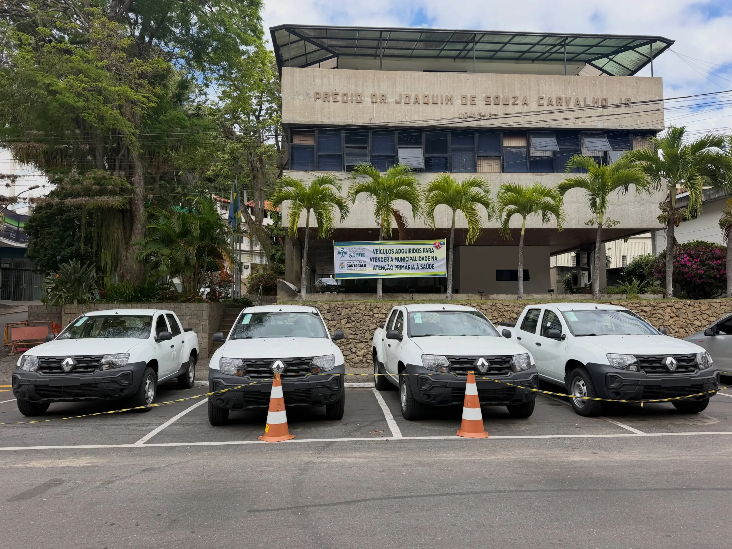 Secretaria de Saúde de Cantagalo adquire novos veículos para reforçar atendimento na Atenção Primária
