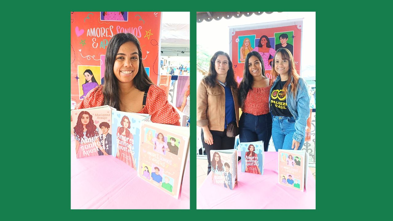 Escritora Marianna Araújo faz o lançamento de livro na festa da padroeira de Monnerat