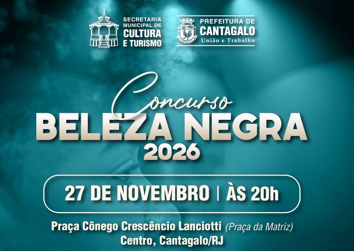 Cantagalo realiza Concurso Beleza Negra 2026 